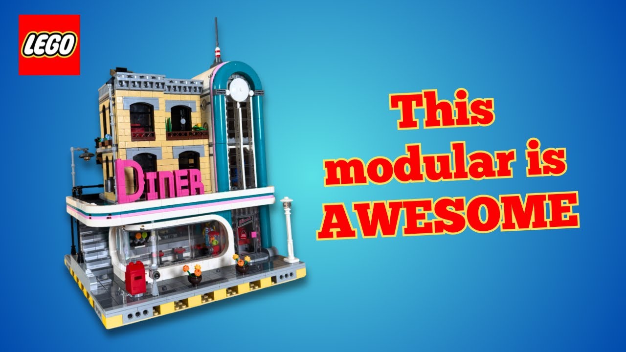 Lego Diner Build and Review