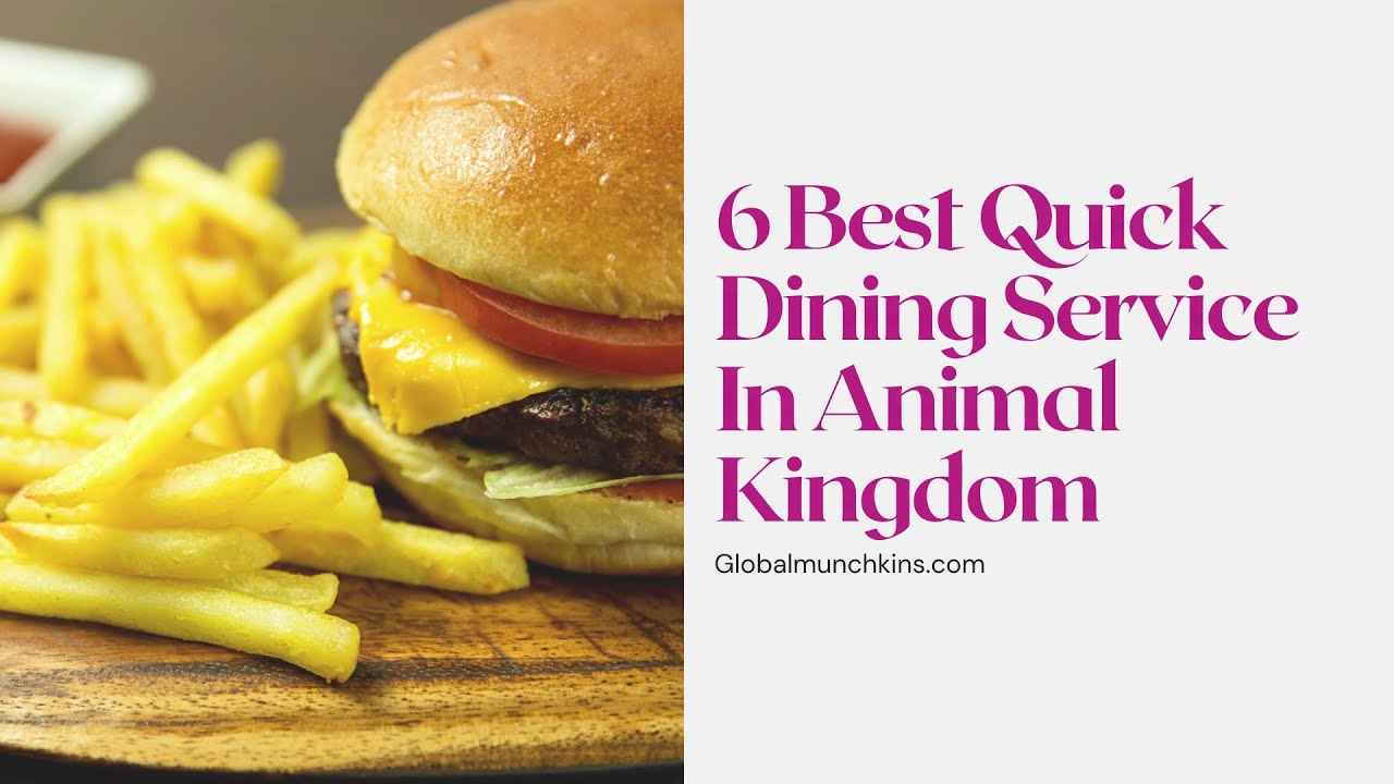 WE BROKE DOWN THE TOP 6 BEST ANIMAL KINGDOM QUICK SERVICE DINING OPTIONS!