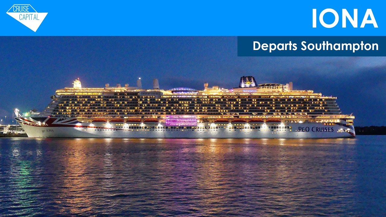 Iona departs Southampton (01/11/2025)