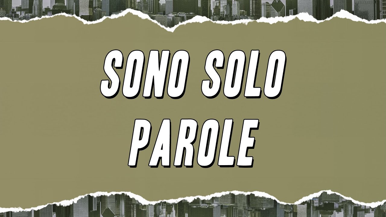 Noemi - Sono solo parole (Testo)