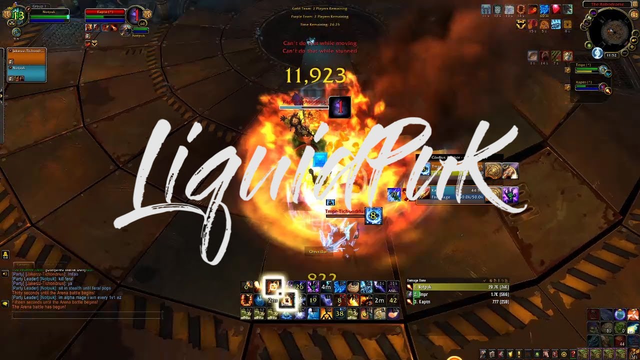 Shadowlands Fire Mage | A World In Flames ft LiquidPuK