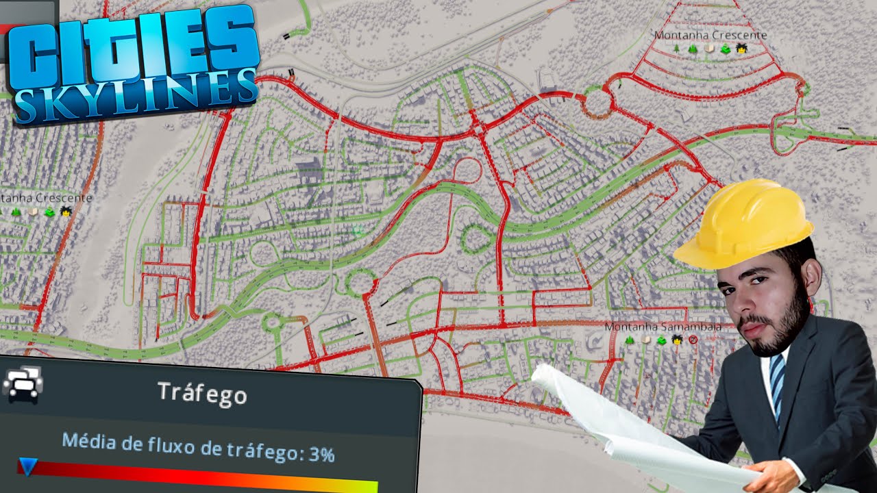 CONSERTEI O TRÂNSITO DE SÃO PAULO? O PIOR QUE JÁ VI!! 🚗 - Cities Skylines  - CONSERTANDO O TRANSITO