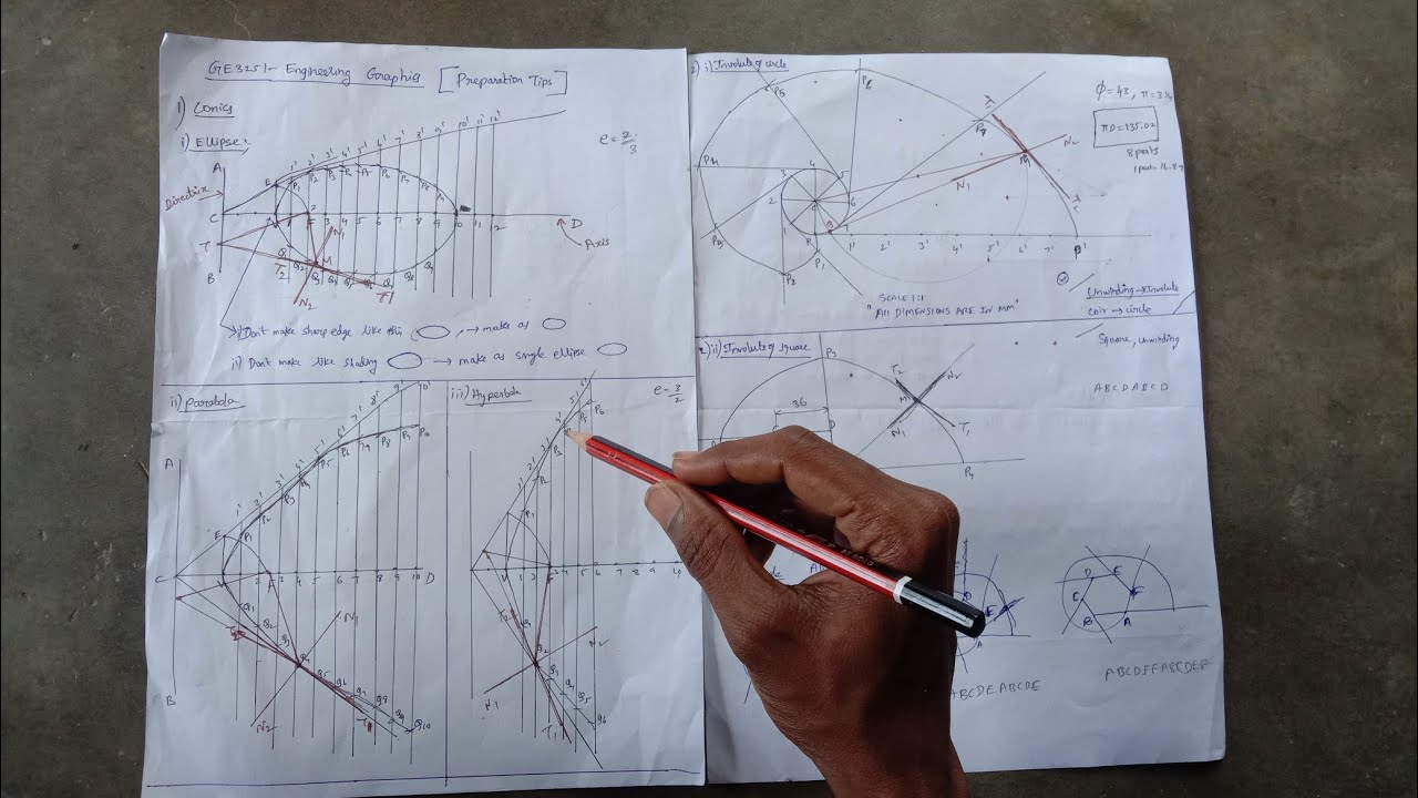 GE3251 - Engineering Graphics | Important topics | Full Preparation tips | easy pass|anna university