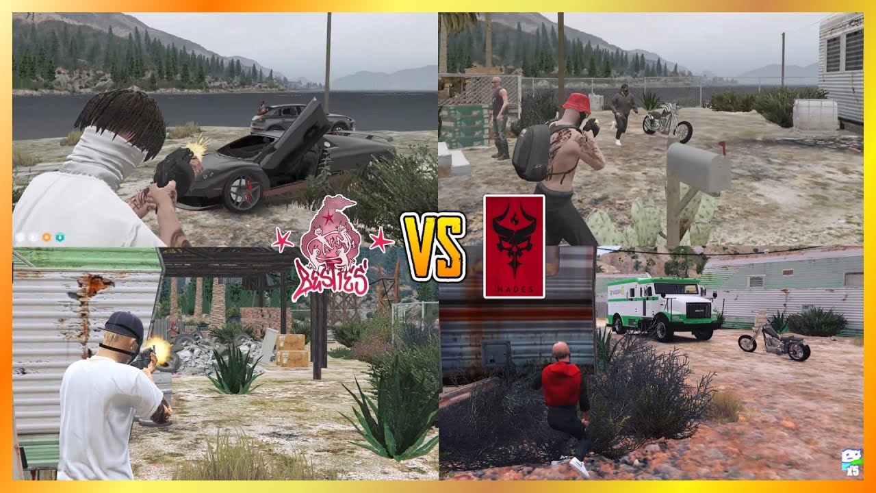 Hades Pull Up To Counter Besties Bank Truck (Multi POVs) | NoPixel 4.0 GTA RP
