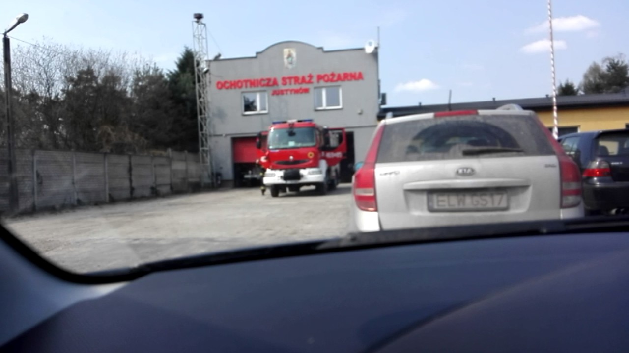Dojazd na Alarm i wyjazd do pożaru OSP Justynów