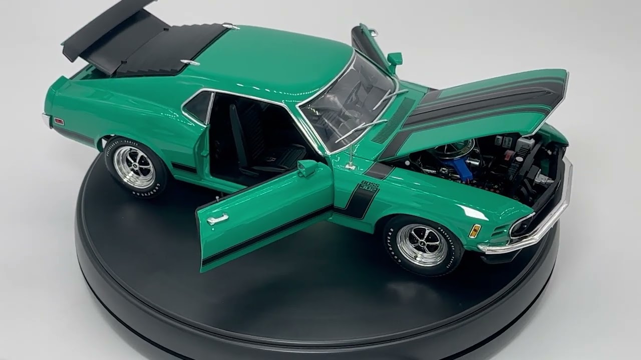 Retro Hobby Acme 1:18 Scale 1970 Ford Mustang Boss 302 (Grabber Green)