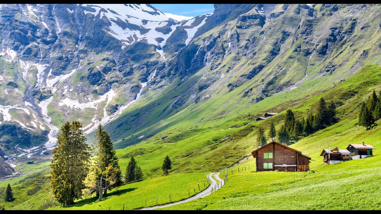 Swithzerland Best Countryside With Relaxing Music.