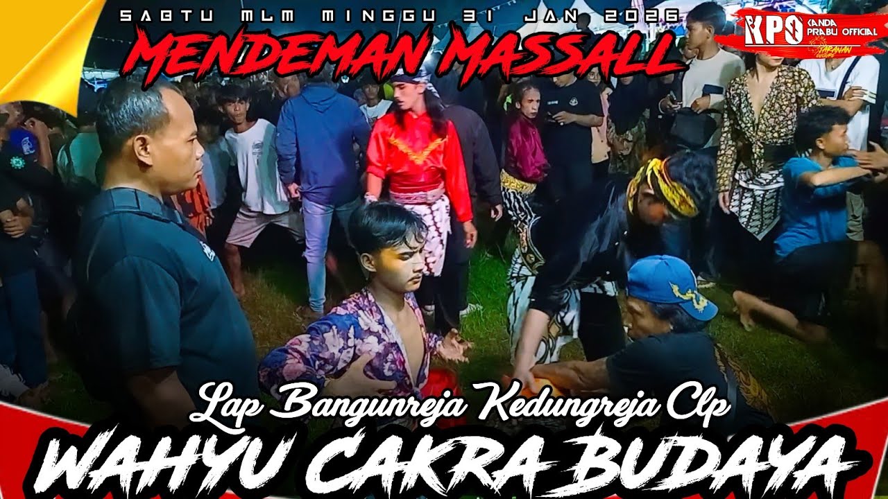 MENDEMAN MASAL PENONTON DIACARA PASAR MALAM WAHYU CAKRA BUDAYA Kedungreja Clp
