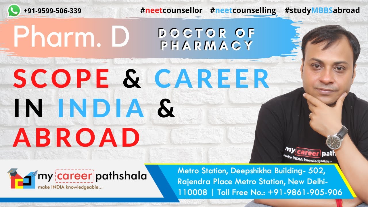 Pharm D Scope and Salary in India