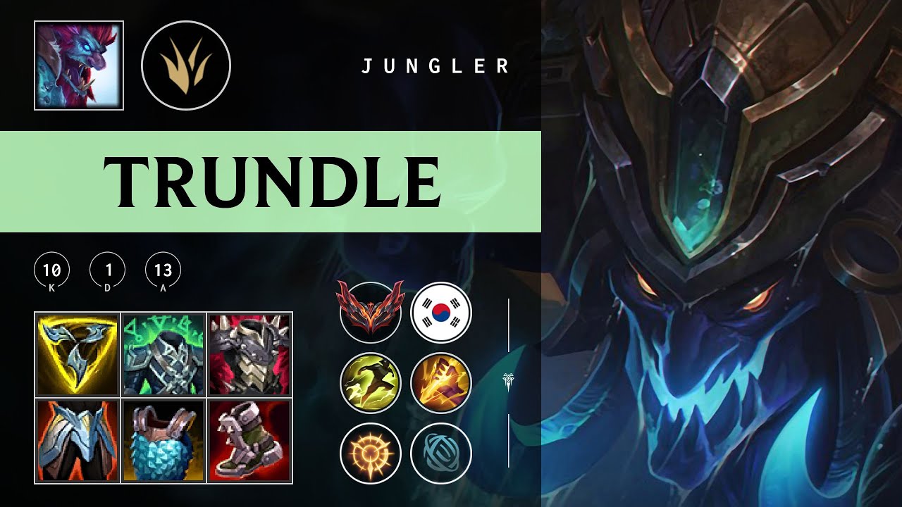 Trundle Jungle vs Aatrox - KR Grandmaster Patch 25.23