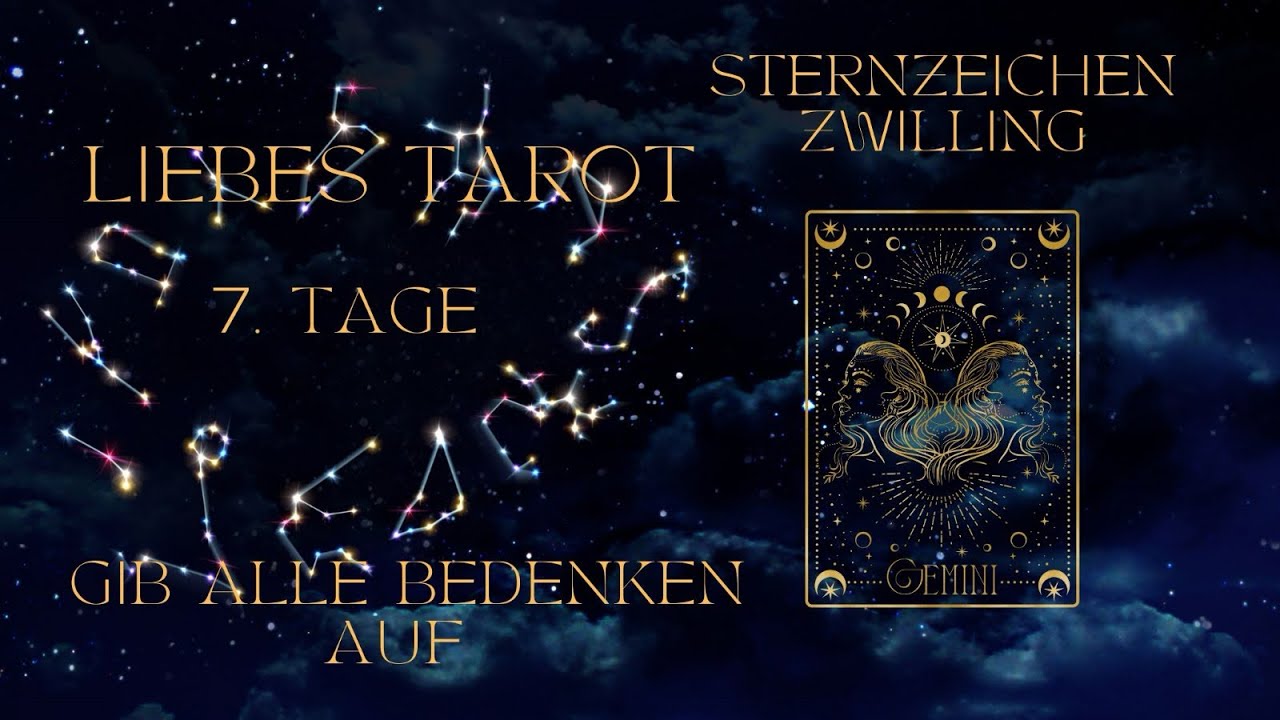 ♊️❤️Zwillinge Liebe - gib alle Bedenken auf♊️❤️
