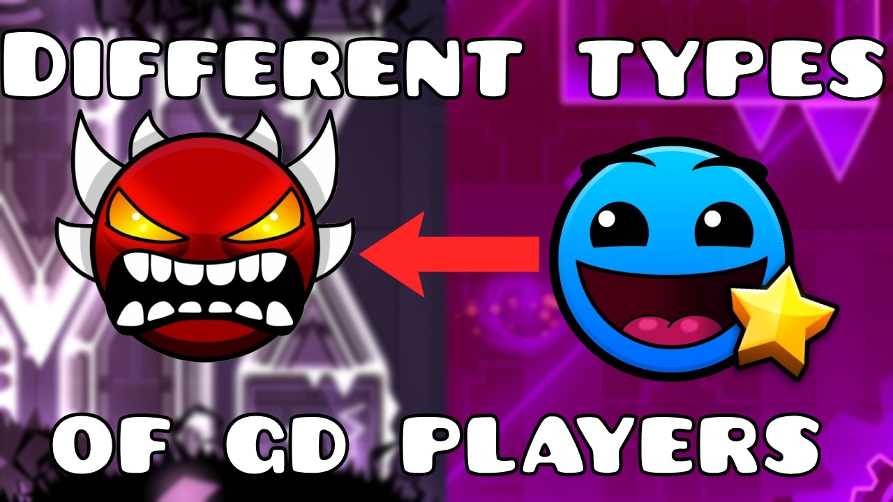 Типы игроков в Geometry Dash
