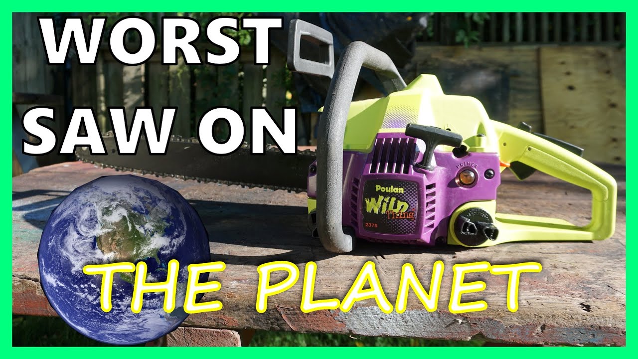 POULAN - Wild Thang ChainSaw ~ MOST COMMON PROBLEMS ~ Worst Saw on the PLANET (Any Box Store Poulan)