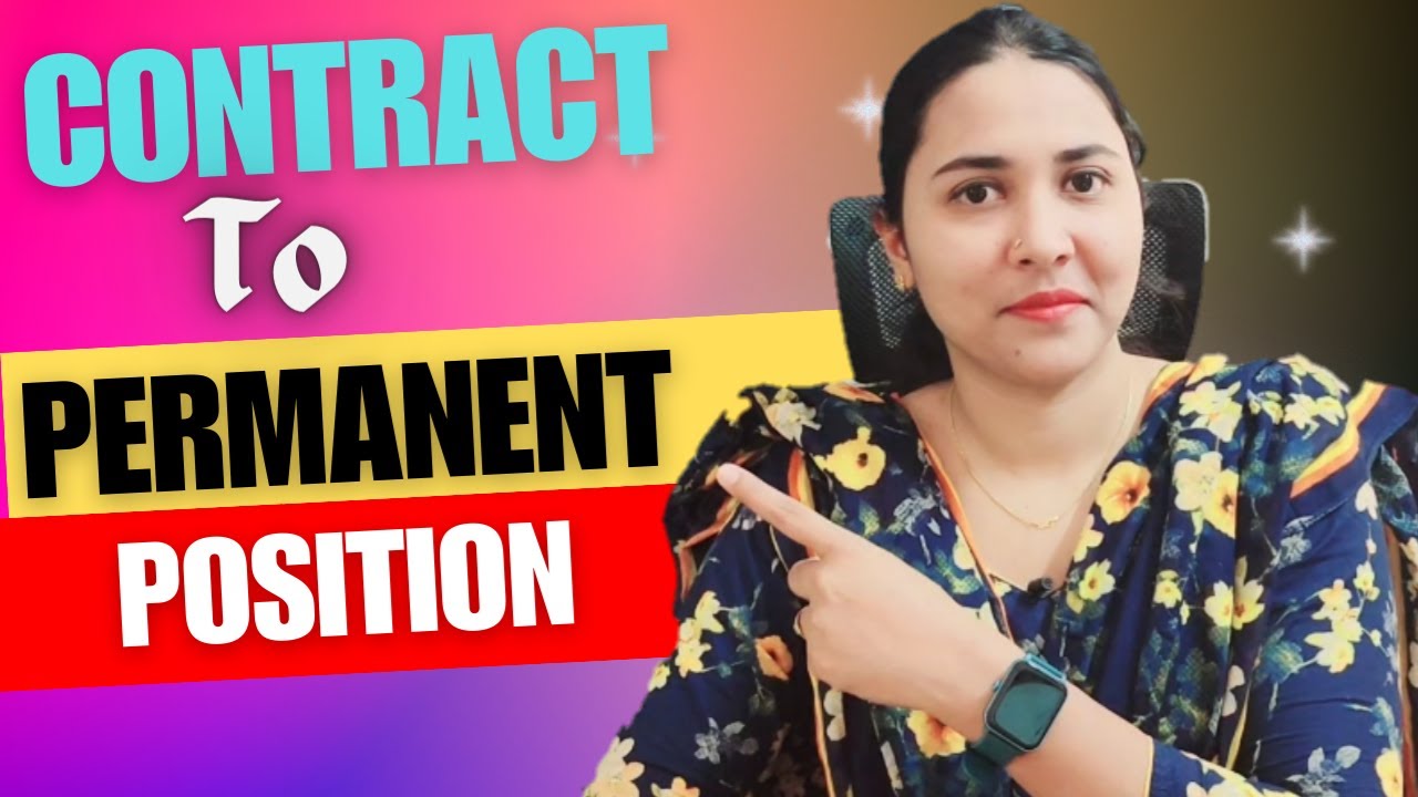 How to switch from Contract to Permanent Position in any IT Company| Tips to follow and FAQ's shared