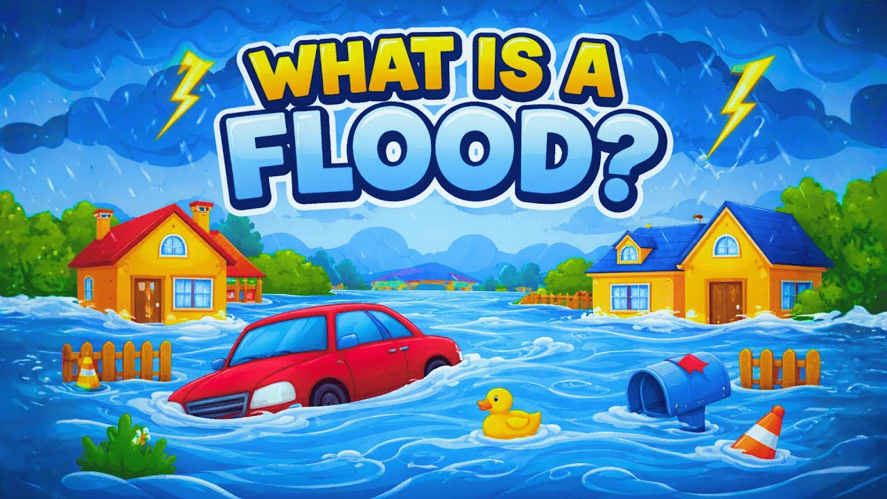 What Is a Flood? 🌊 | Natural Disasters Explained for Kids
