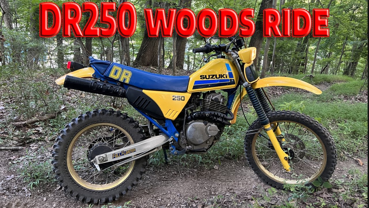 Let’s see how capable this low hour 1985 DR250 is in the woods