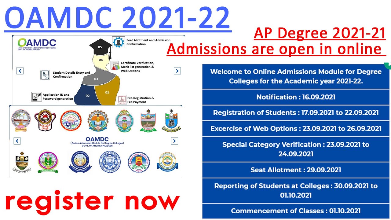 AP Degree Online admissions 2021-22 | Registrations opened today onwards 17