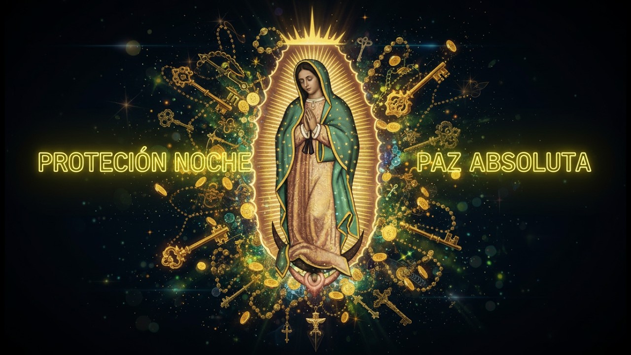 Duerme con la Bendición de Nuestra Señora de Guadalupe para Protección y Paz Espiritual