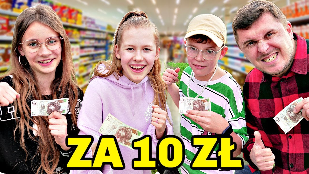 KTO KUPI WIĘCEJ ZA 10ZŁ W 10 MINUT ? DZIEWCZYNY vs CHŁOPAKI