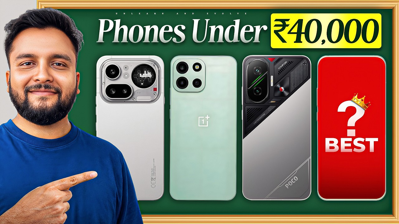 Best Phones Under 40000 April 2026 | Top 5 Phones Under 40000
