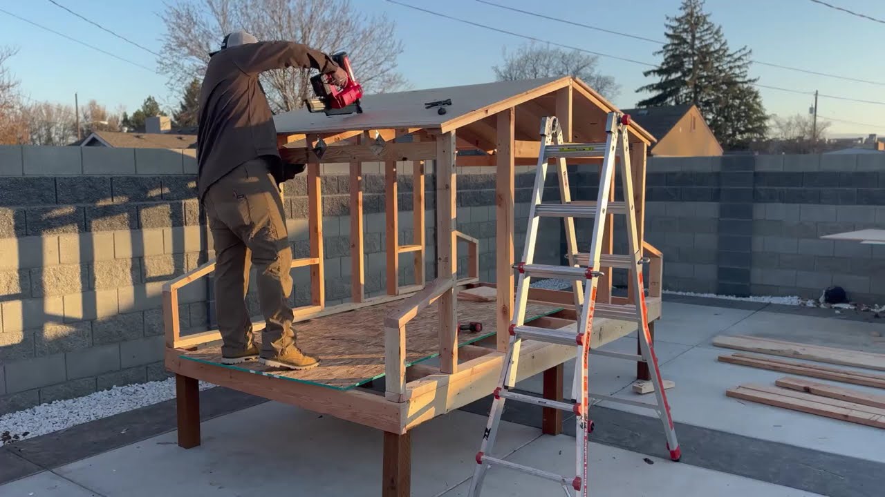 DIY Chicken coop Build [part 3] #chicken #chickencoop #build #framing #farming #diy