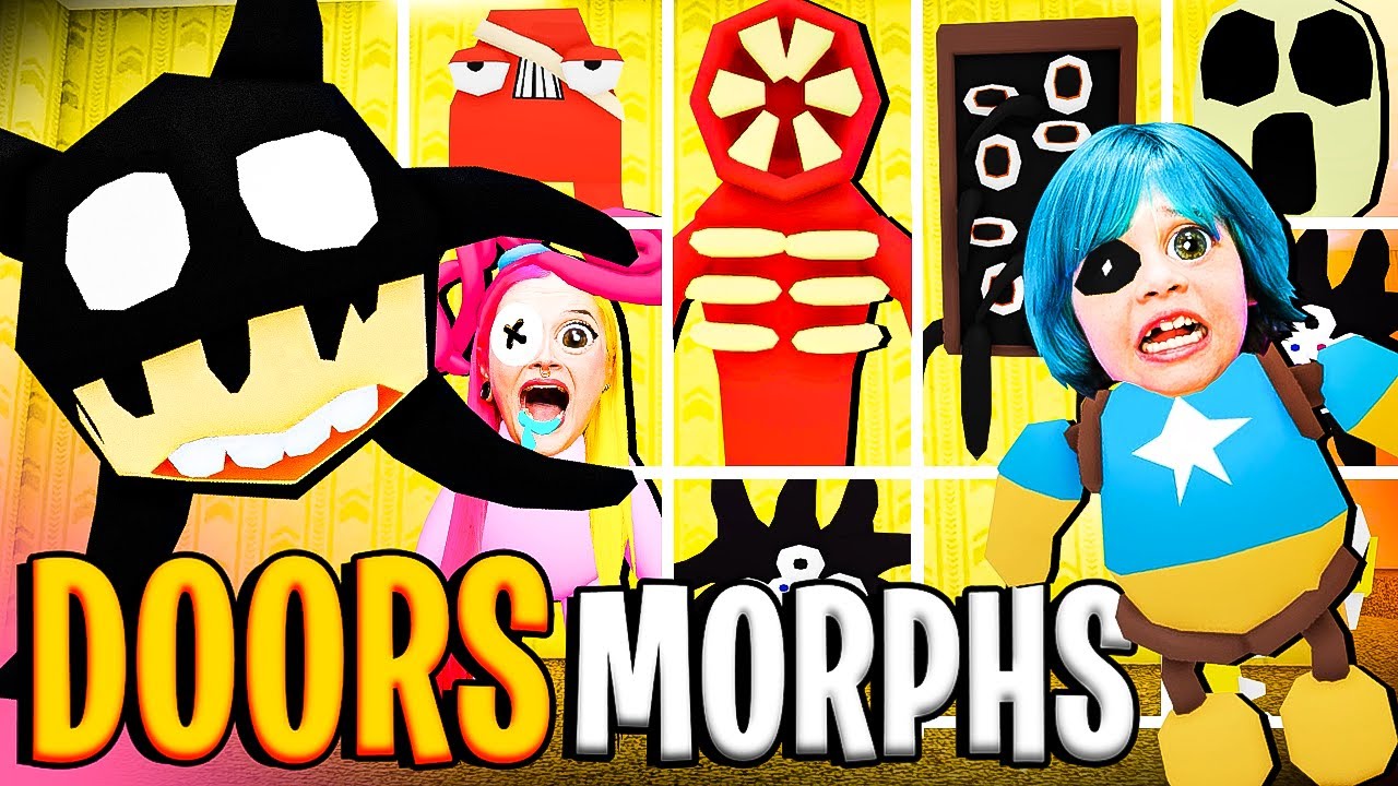 МОНСТРЫ ИЗ DOORS ВОРВАЛИСЬ В BACKROOMS!! ROBLOX Morphs - ЭПИЗОД 11 ( Alec GO! )