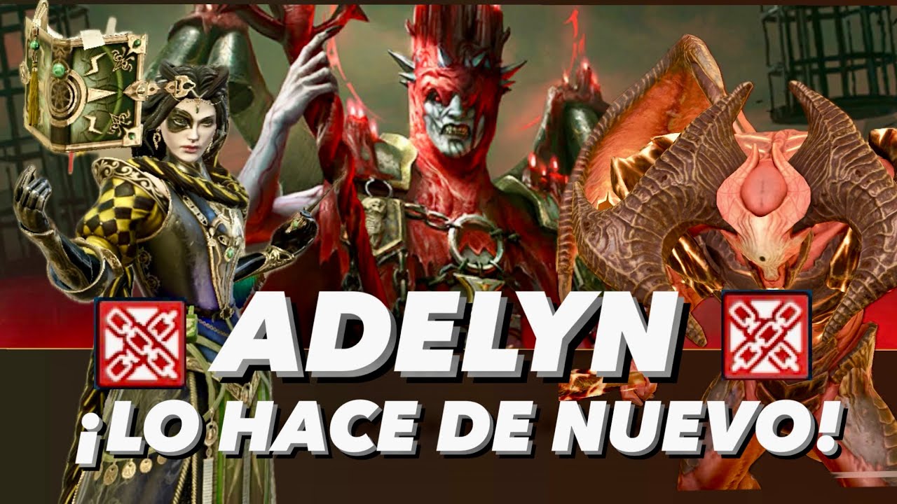 ADELYN a DUO con CURACIÓN REDUCIDA vs AMIUS normal, JEFE DE SINTRANOS - RAID: Shadow Legends