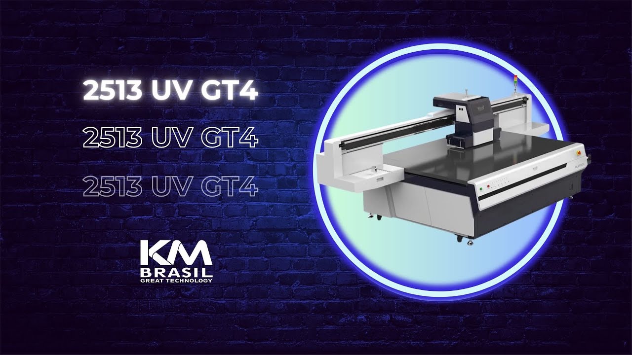 Conheça a UV 2513 GT4: Potência e Precisão com 4 Cabeças i3200 | KM Brasil
