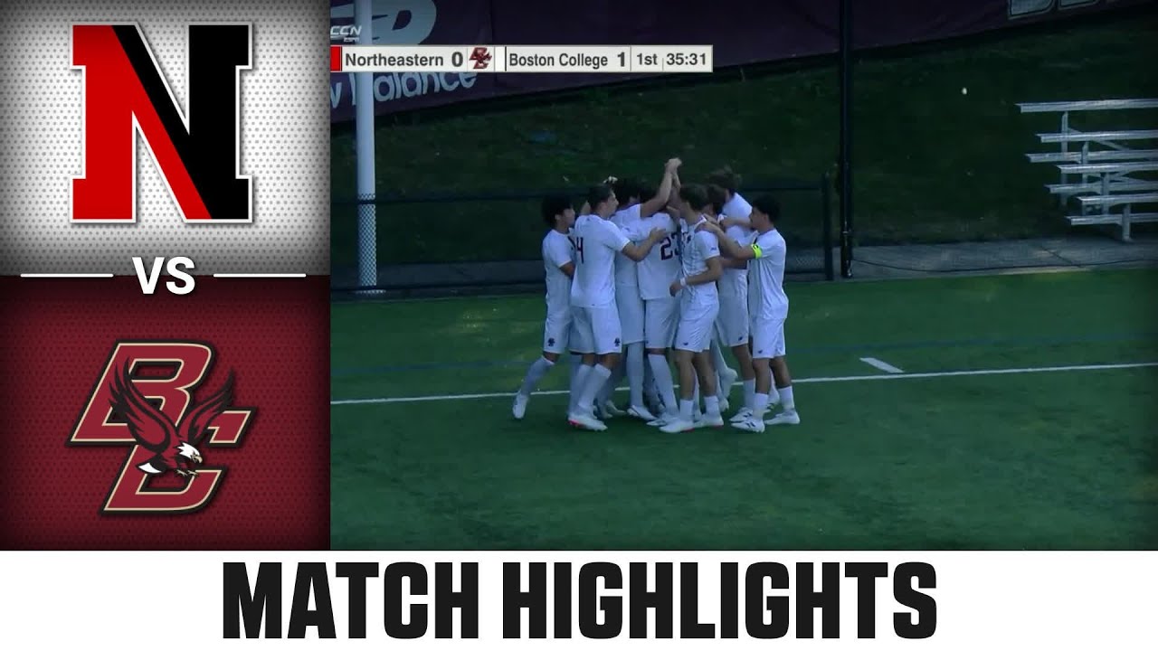 Northeastern vs. Boston College Match Highlights | 2025 ACC Men's Soccer