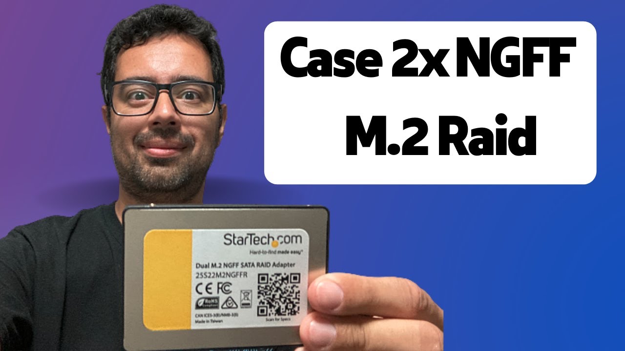 ADAPTADOR CASE M.2 NGFF COM RAID | Hardware Server