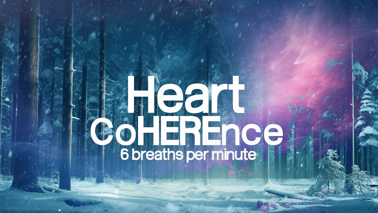 Heart CoHEREnce Breathing: 6 Breaths Per Minute :: HRV Breathing Music