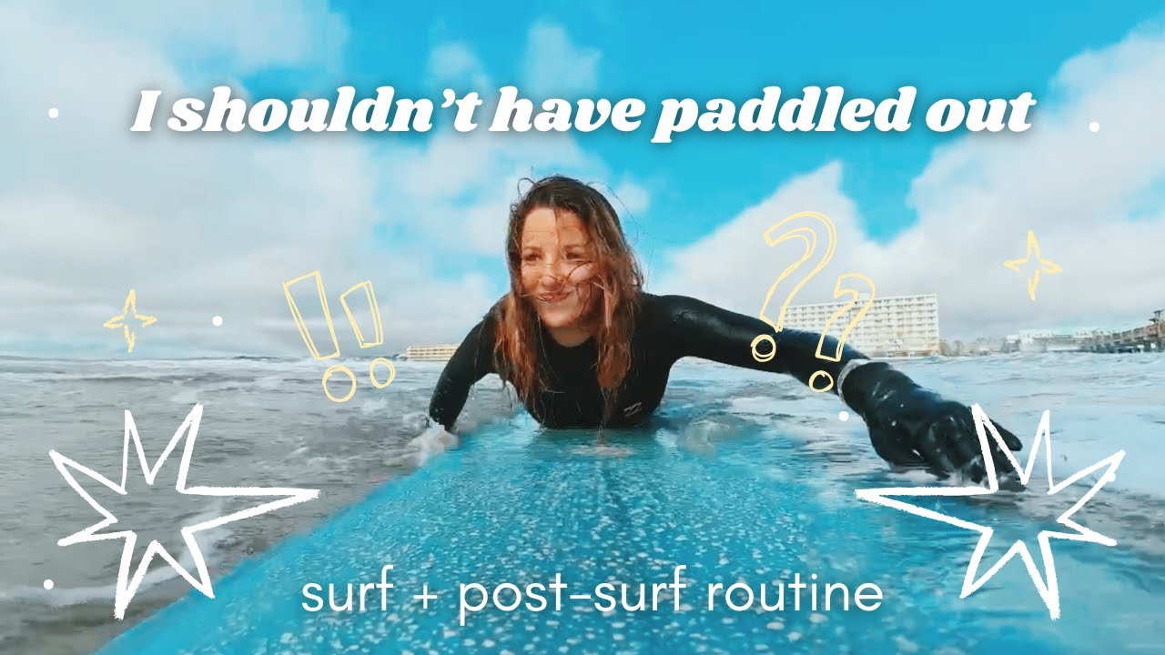 Not every surf is a win...and that's okay | SURF vlog and post surf routine
