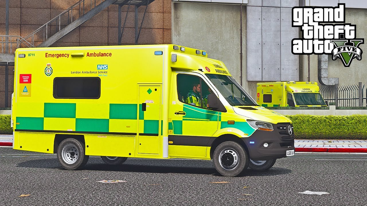 A Shift with London Ambulance | GTA 5 Fire Callouts UK Mod BETA (LSPDFR)