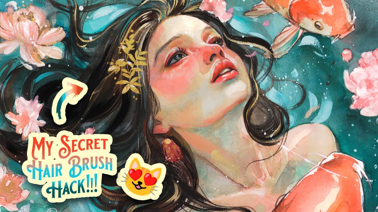 I Accidentally Painted 'Perfect Blue' Fanart.....Creepy! 😳 + My Secret Brush Hack! ✂️✨