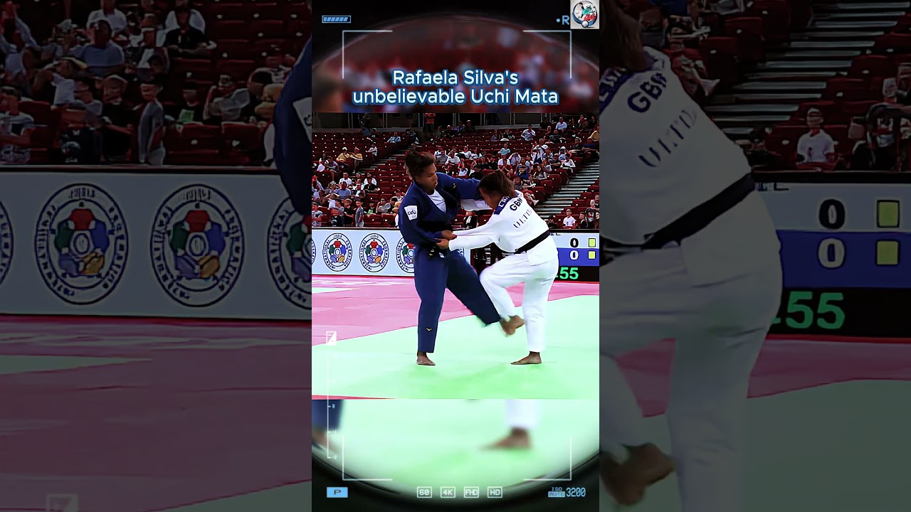Rafaela Silva's Uchi Mata: The Essence of Judo in Motion! 👀🏅 #shorts #judo