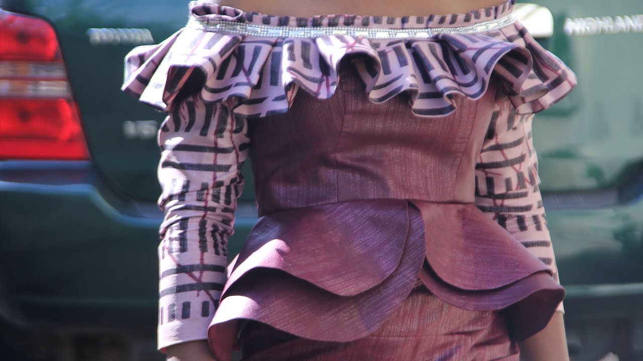 How To Sew An Off Shoulder Bustier Pleated Cape Blouse With Overlapped Flare