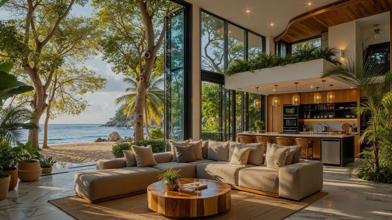 Morning Jazz For A Relaxed Spring Start | Refreshing A Day With Jazz Music & Healing Ocean Ambience