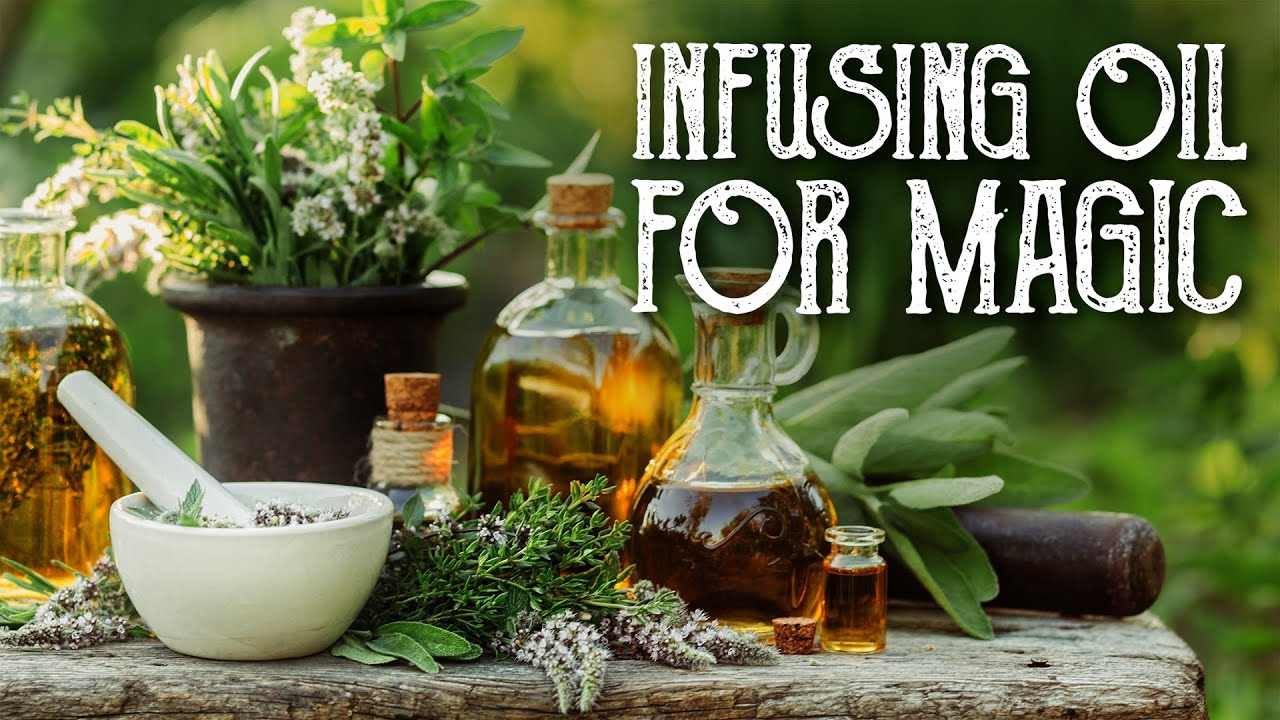 Making Magical Herbal Infusions for Spell Work and Witchcraft - How to infuse oil - Magical Crafting