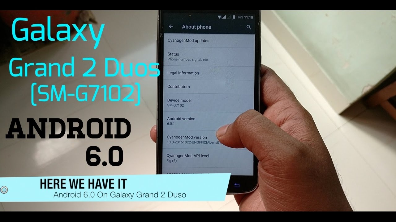 Installing Android 6.0 On Galaxy Grand 2 Duos [SM-G7102] [Stable]