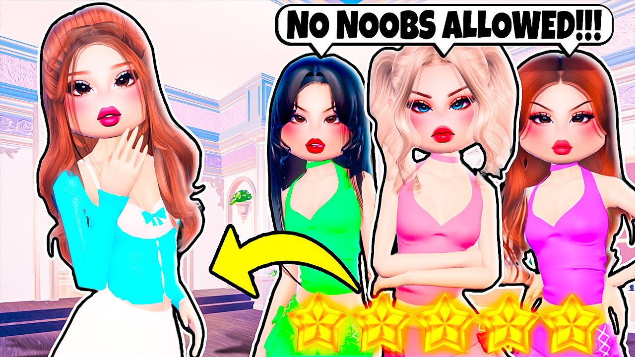 I Snuck Into A MEAN GIRLS ONLY Dress To Impress Server..