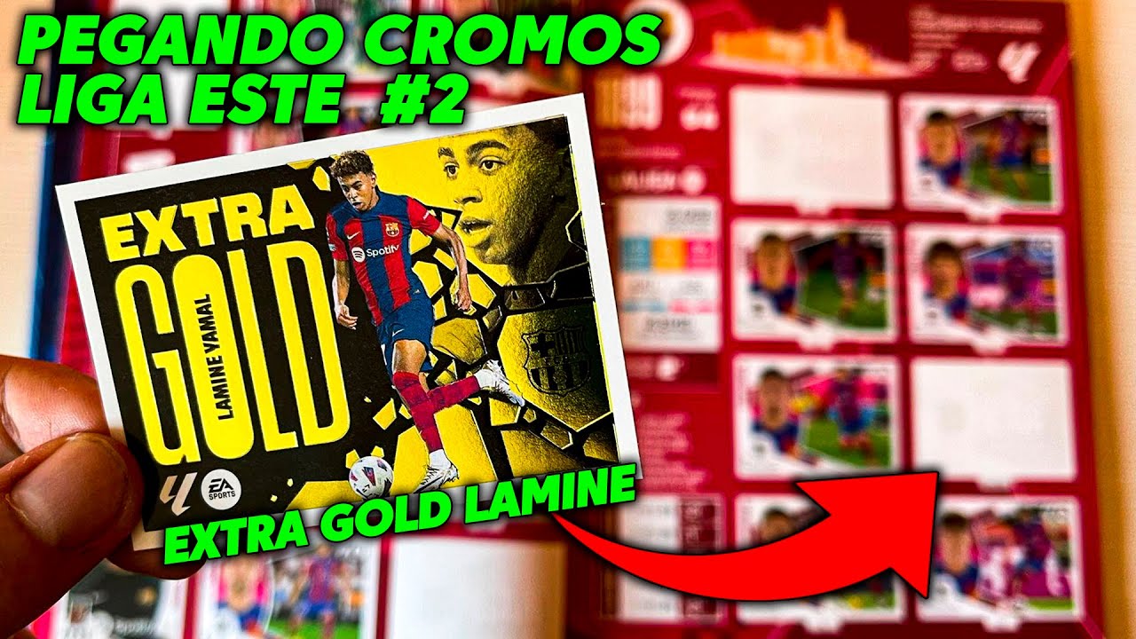 PEGANDO CROMOS de LIGA ESTE 2024/25 #2 + SORTEO 2 CAJAS MEGACRACKS