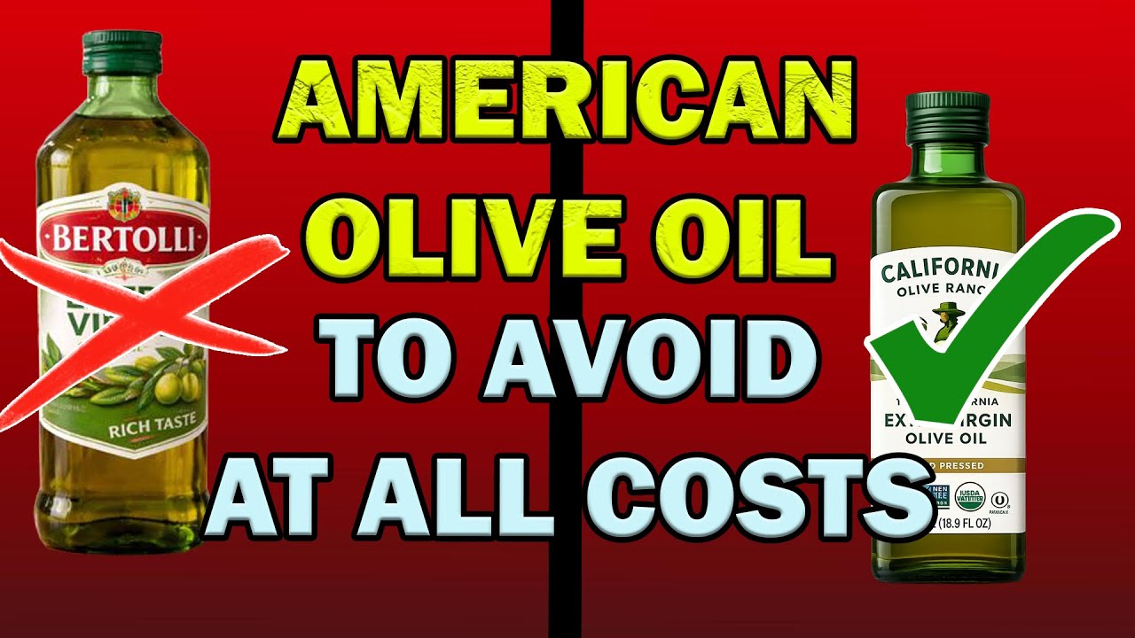 10 Olive Oil Brands Sold in USA To AVOID (Never Buy Bertolli again)