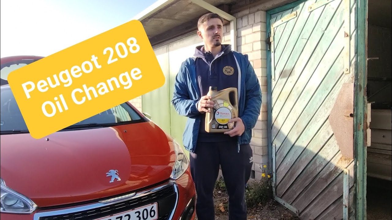 Пежо 208 1.2 замена масла 🤔
