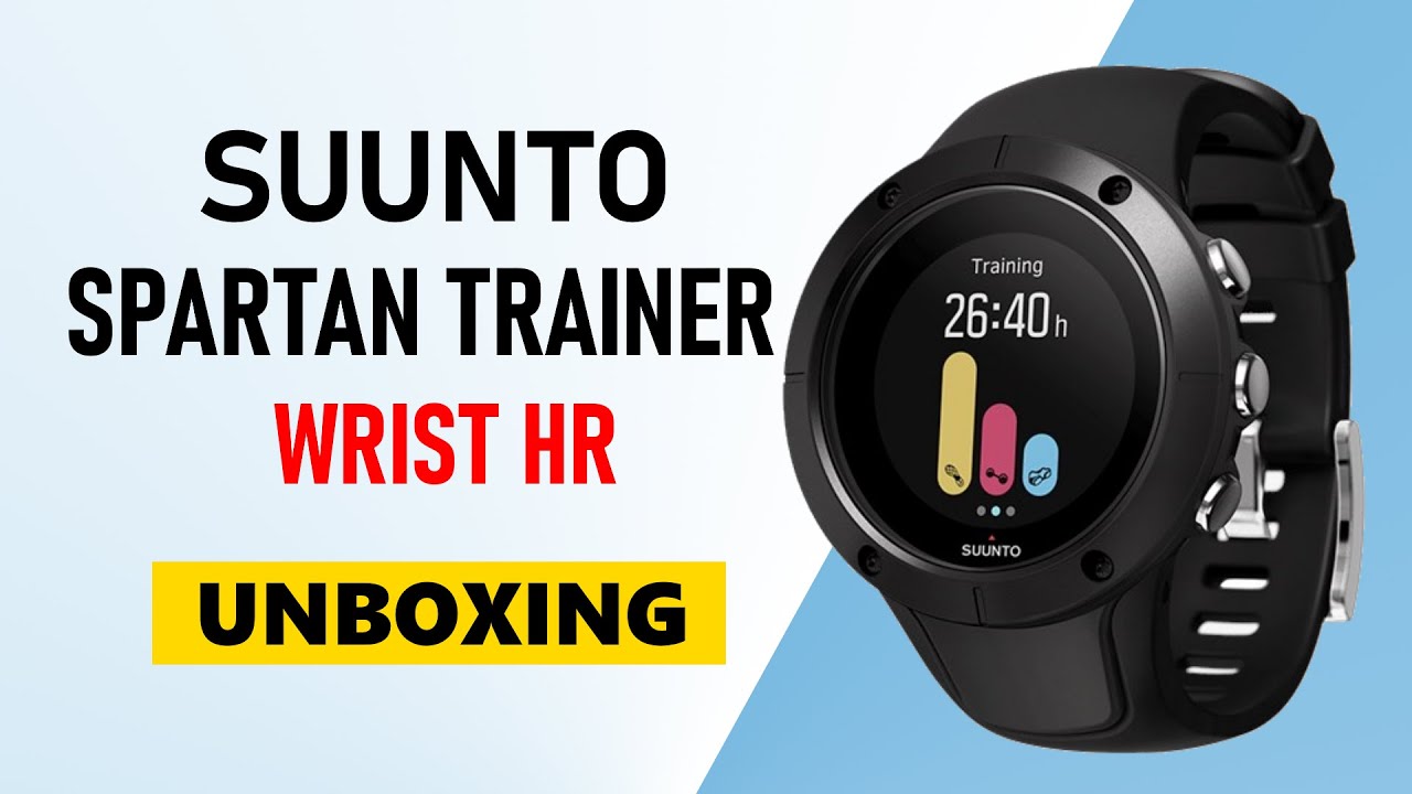 Suunto Spartan Trainer Wrist HR Black Unboxing HD (SS022668000)