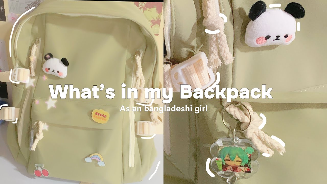 What’s in my backpack?🌱🧩