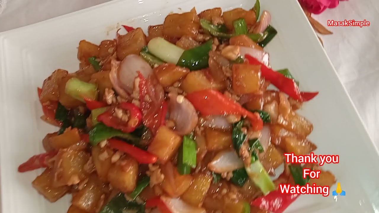 Oseng Kentang Ayam Cincang, || Menu Sederhana Bikin Keluarga Lahap Makan 