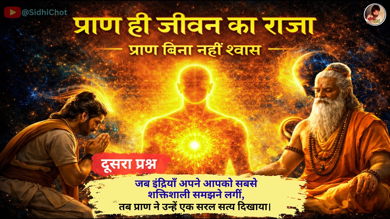 दूसरा प्रश्न | जब इंद्रियों का घमंड टूटा | प्राण की महिमा | प्रश्न उपनिषद भजन