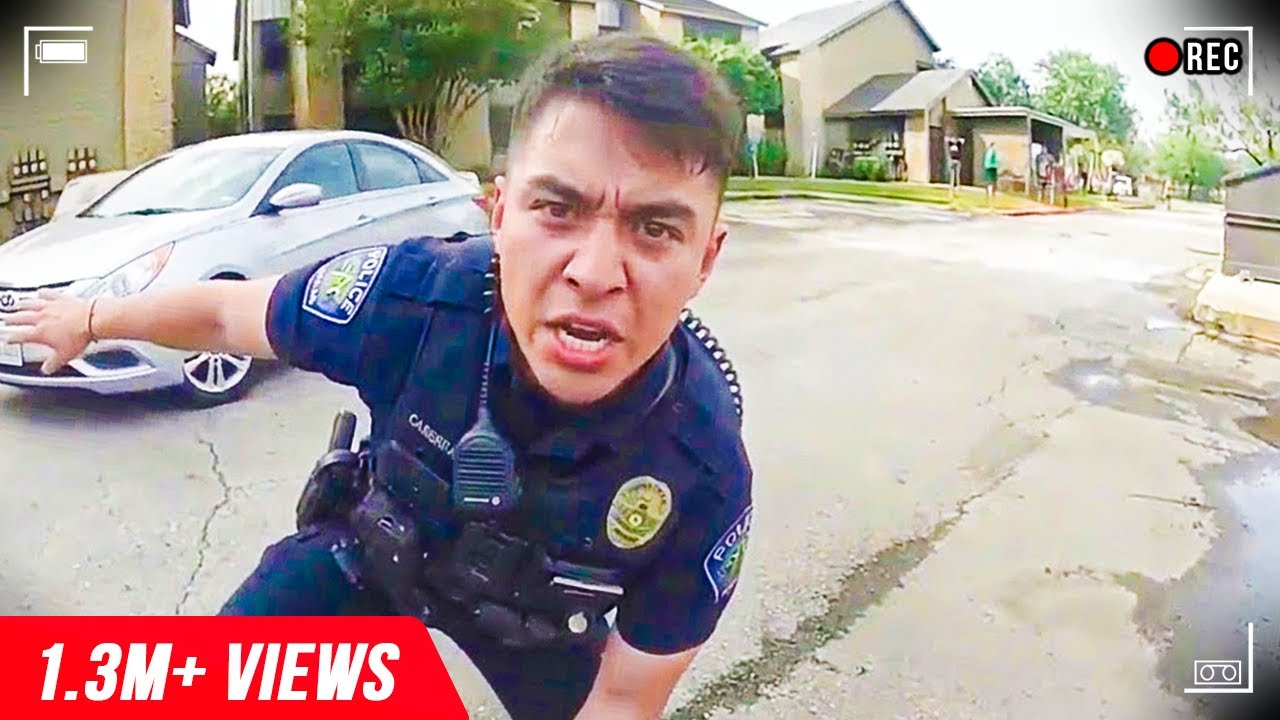 Cop Tries To Escape From House Of Horrors