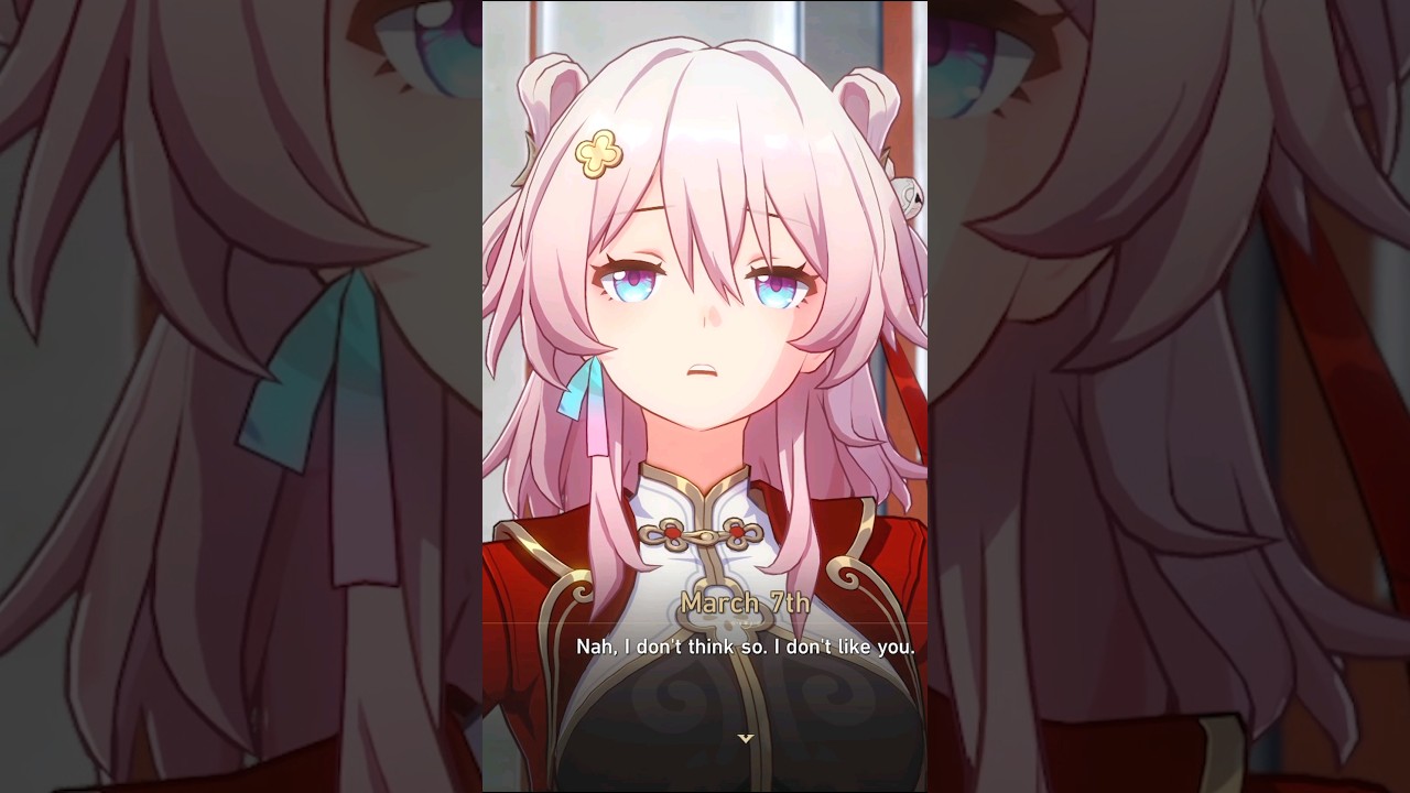 when average march 7th simp confesses his love for her... #hsr #honkaistarrail