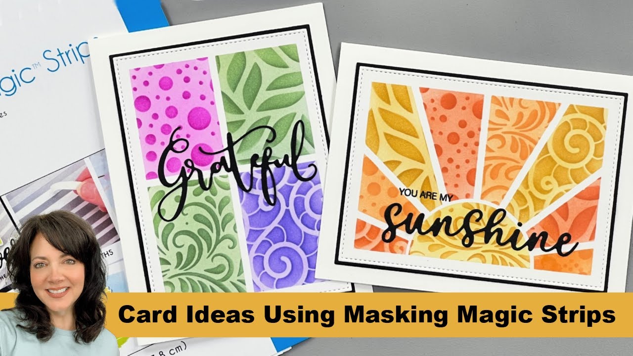 Card Ideas Using Masking Magic Strips